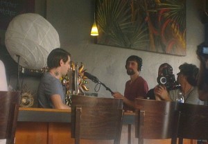 On location shoot for Lost in the Sun